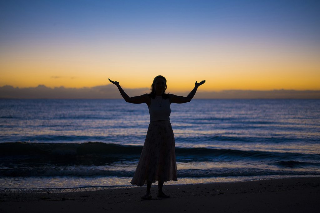 Sunrise on the beach