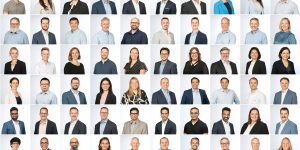 Onsite corporate headshots Brisbane photographed for a large corporate team